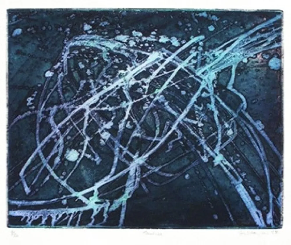 Etching Hayter - Méduse