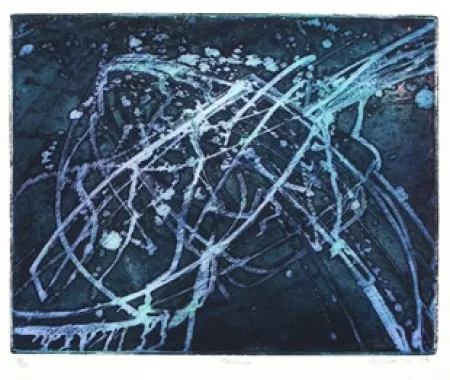 Etching Hayter - Méduse