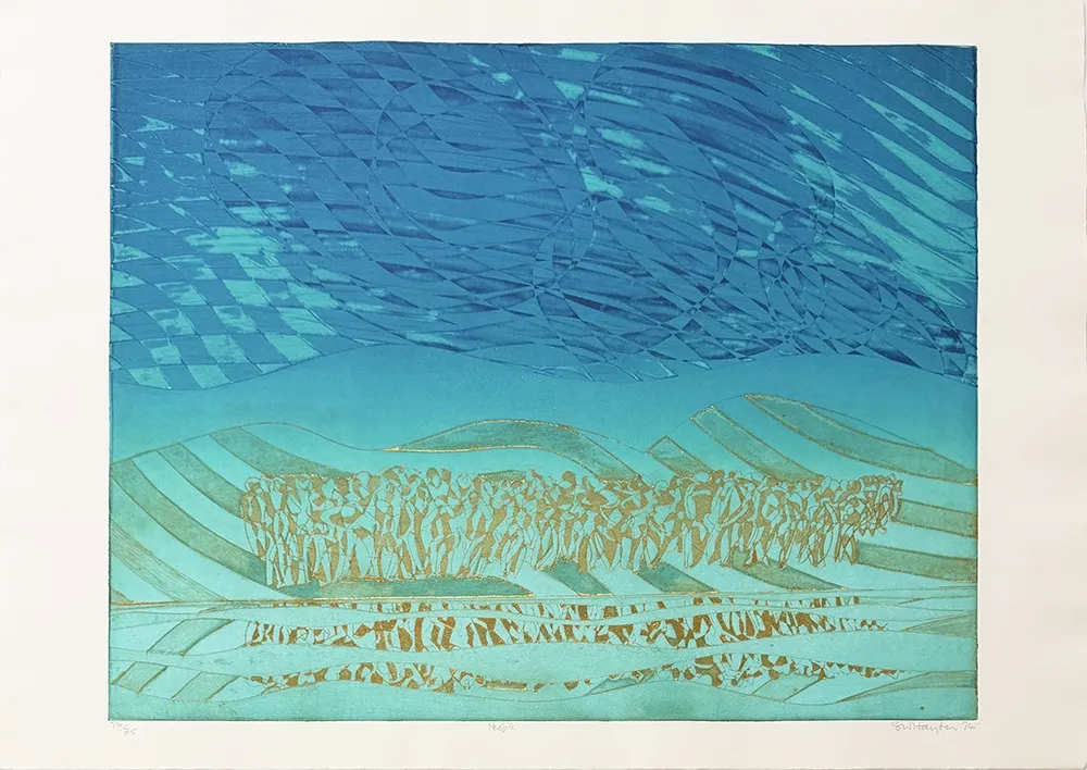 Etching Hayter - People