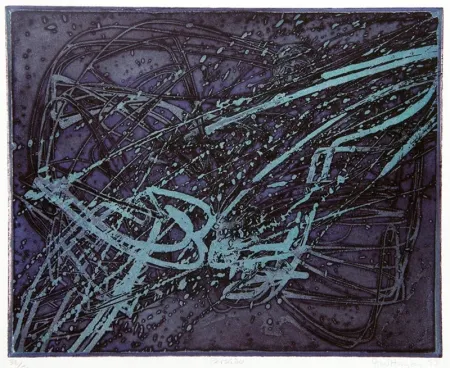 Etching Hayter - Perseides