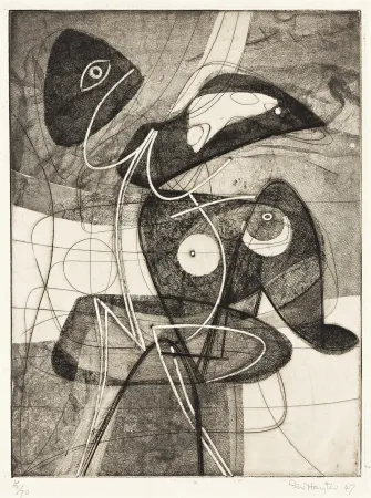 Engraving Hayter - Personnage virtuel