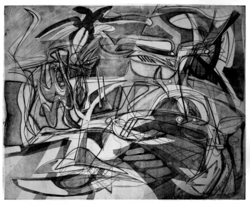 Etching Hayter - Tropique du cancer