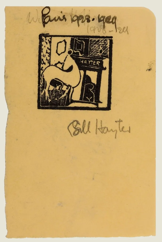 Woodcut Hayter - Untitled (Horse and Nude)