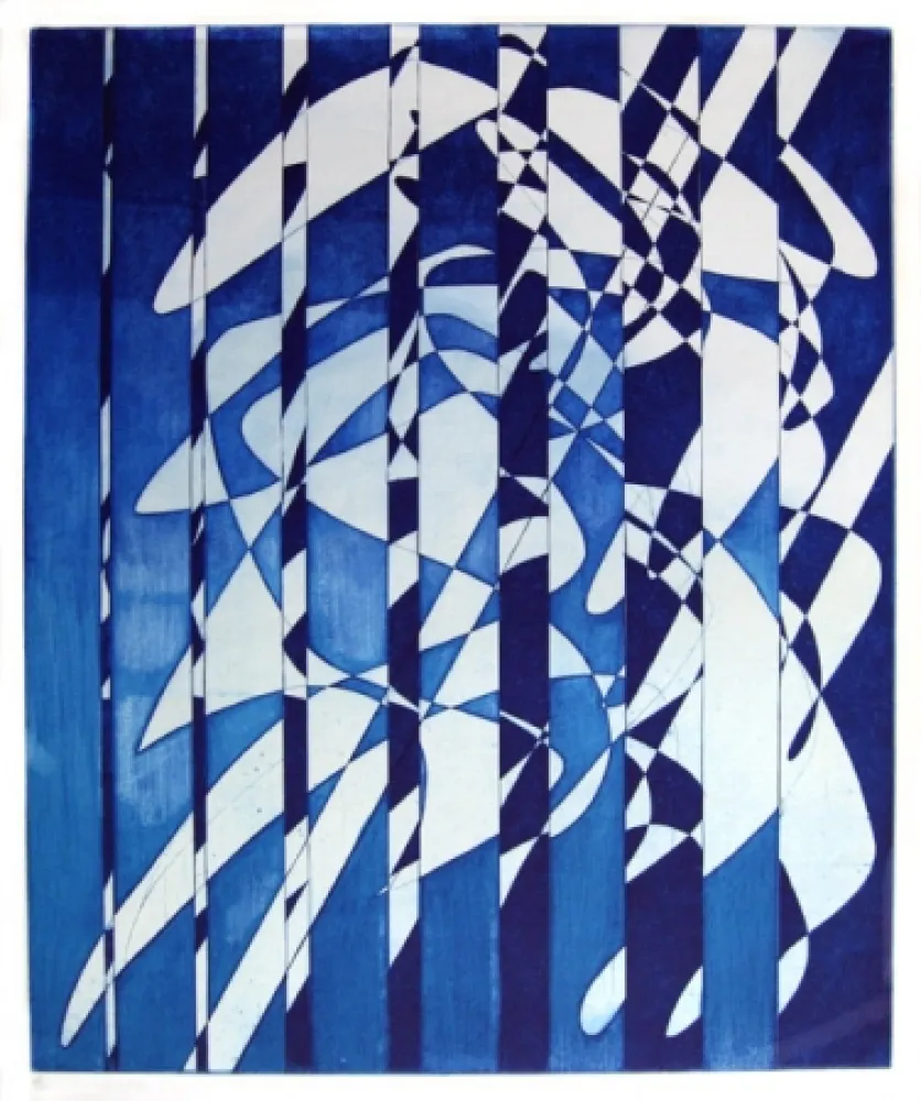 Etching And Aquatint Hayter - Voiles