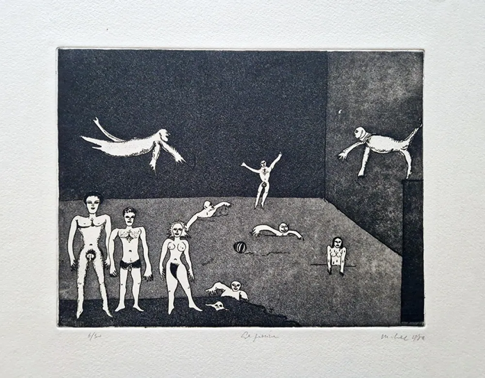 Engraving Haz - La piscina