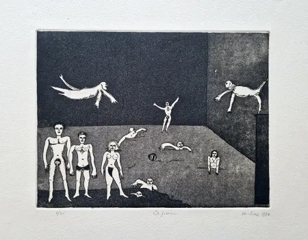 Engraving Haz - La piscina