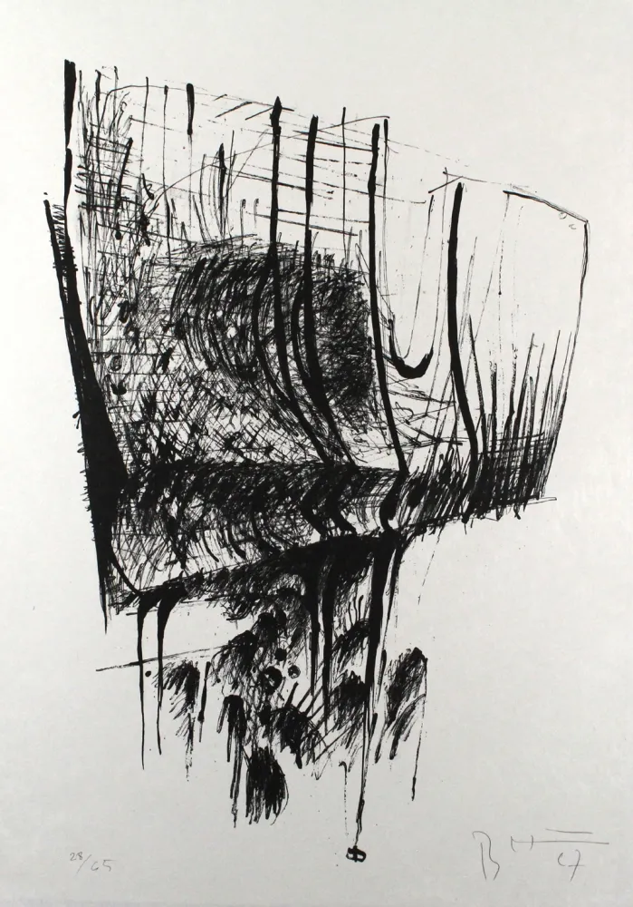 Lithograph Heiliger - Komposition II