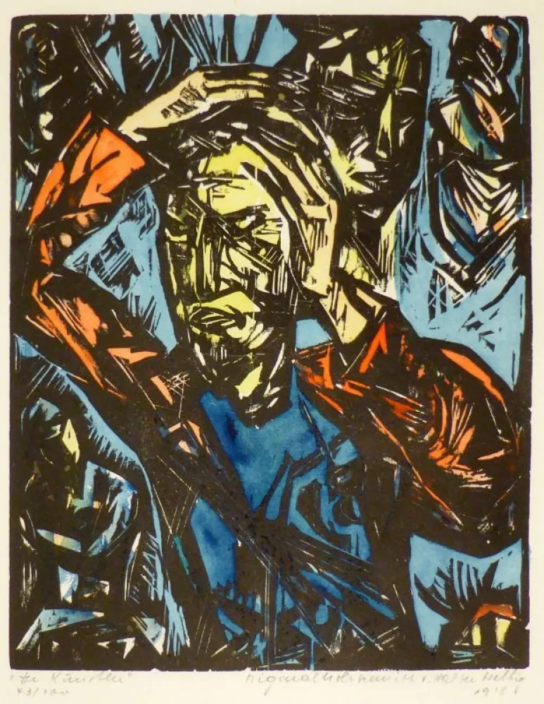Woodcut Helbig - 
