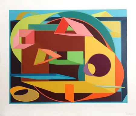 Screenprint Held - Scholes II