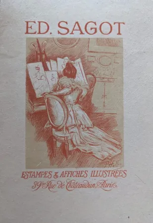 Engraving Helleu - Edmond Sagot. Estampes & Affiches Illustrées