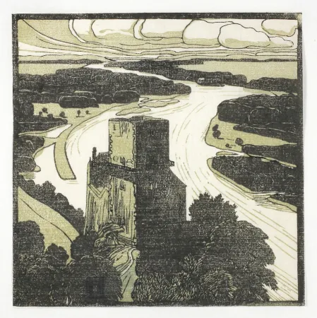 Woodcut Henneberg - Greifenstein