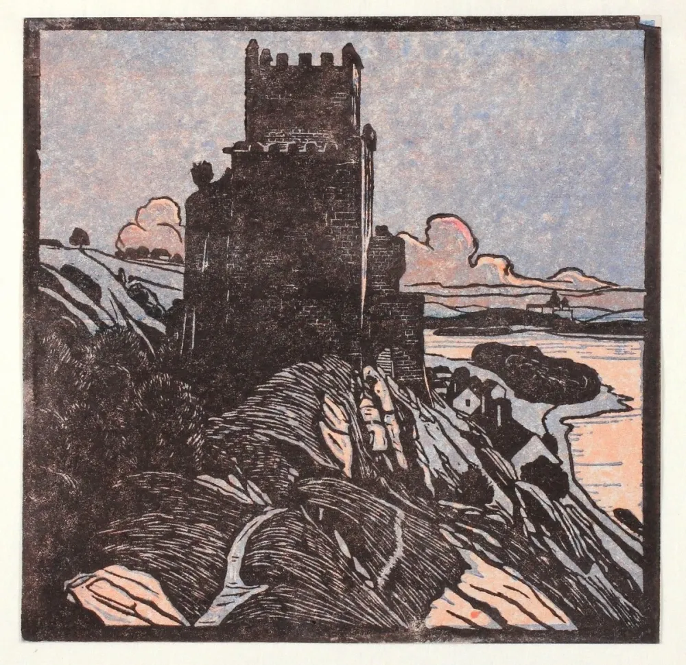 Woodcut Henneberg - Weitenegg