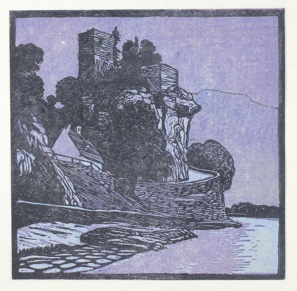 Woodcut Henneberg - Werfenstein