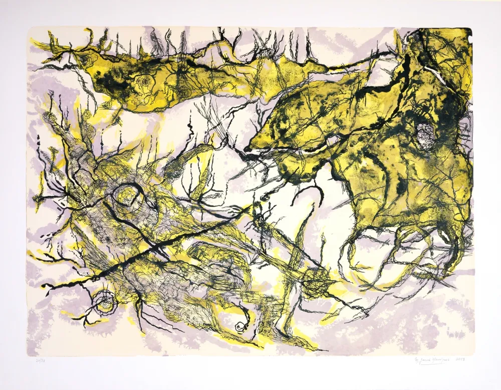 Lithograph Henriquez - Sans titre