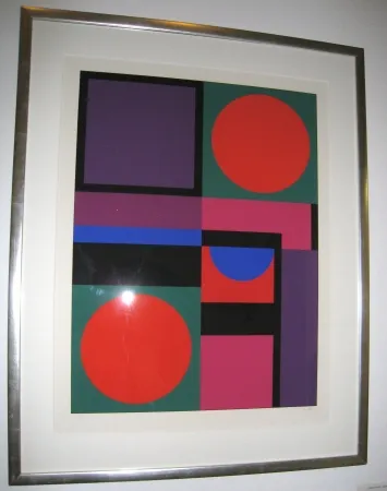 Screenprint Herbin - Composition