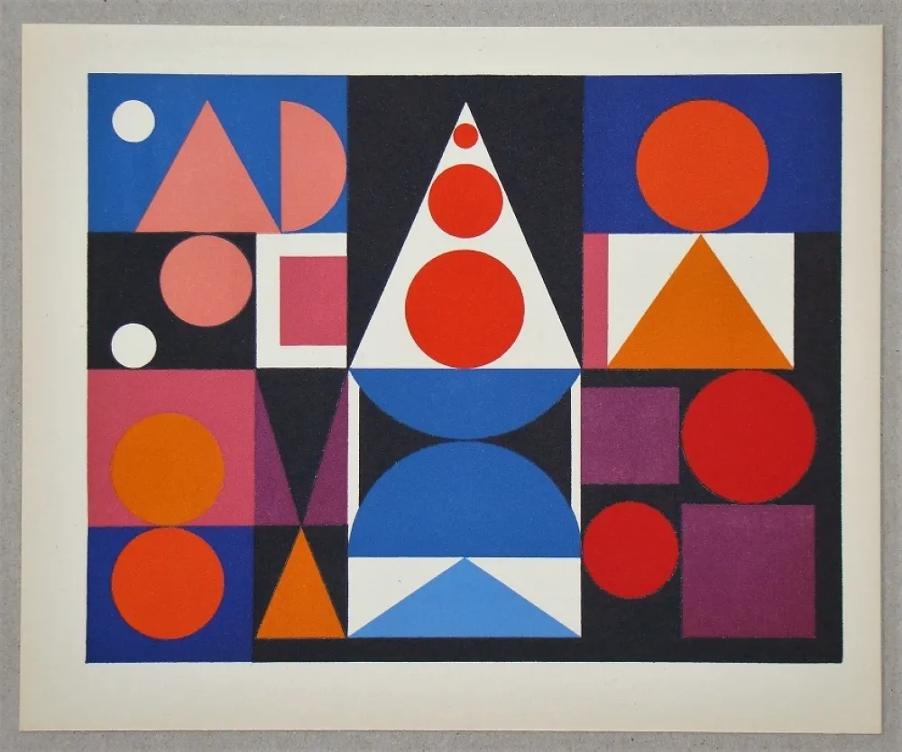 Screenprint Herbin - Composition Fer Acier