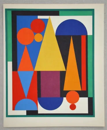 Screenprint Herbin - Composition Fleur Fruit