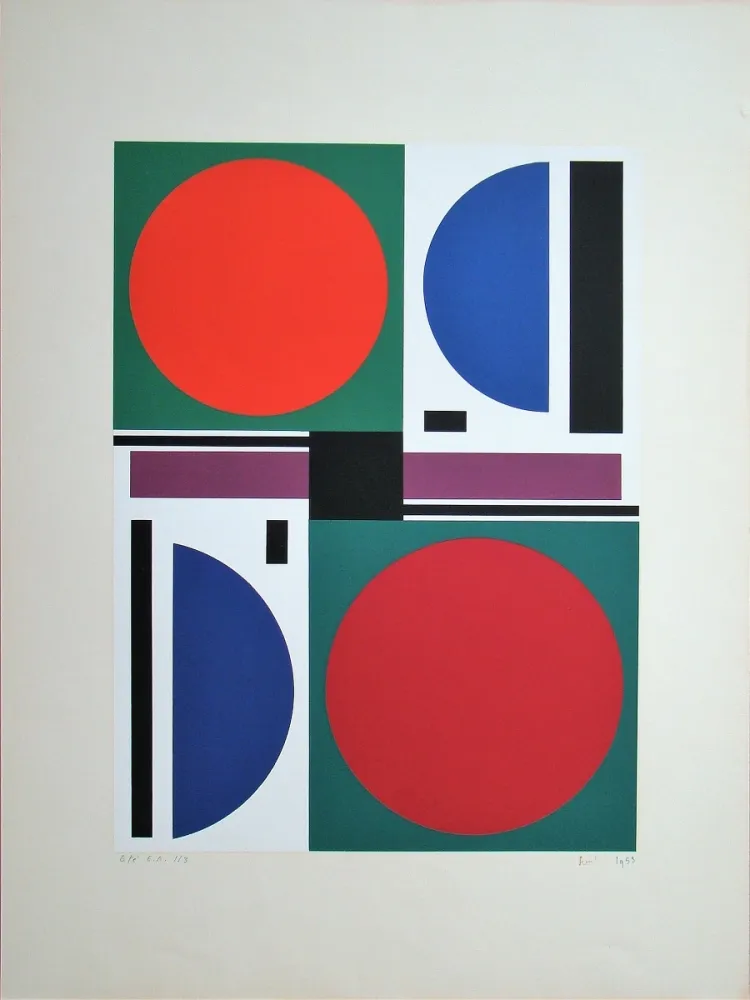 Screenprint Herbin - Été