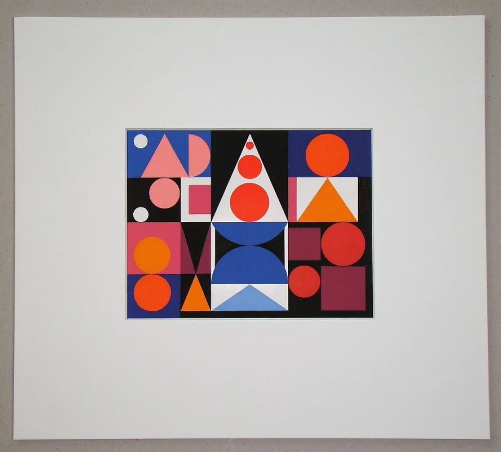 Screenprint Herbin - Fer Acier - 1946