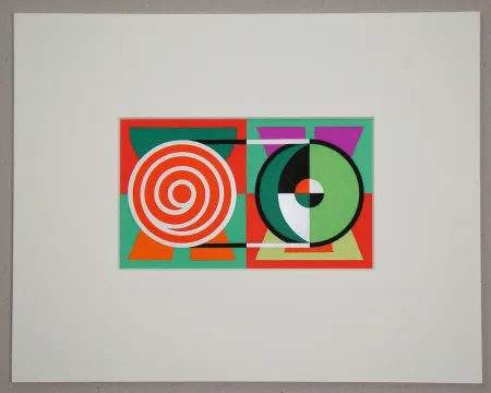 Screenprint Herbin - Minuit - 1953 