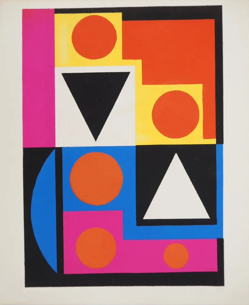Lithograph Herbin - Non