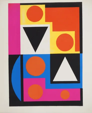 Lithograph Herbin - Non