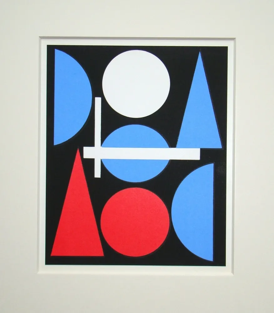 Screenprint Herbin - Nue, 1960
