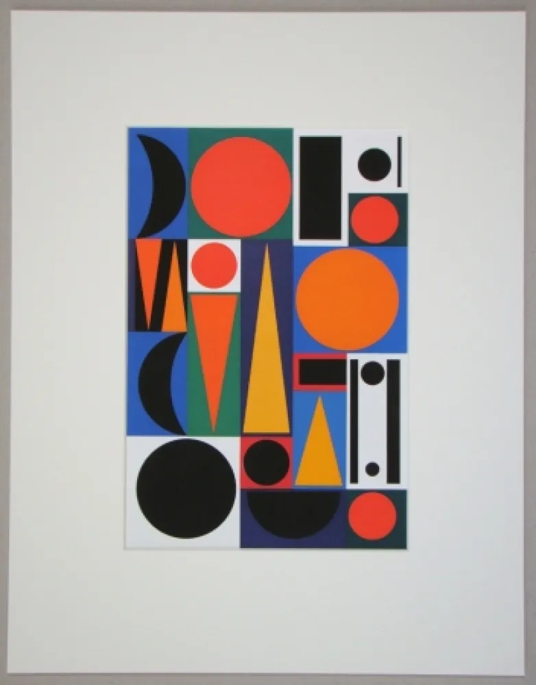 Screenprint Herbin - Ri, 1950