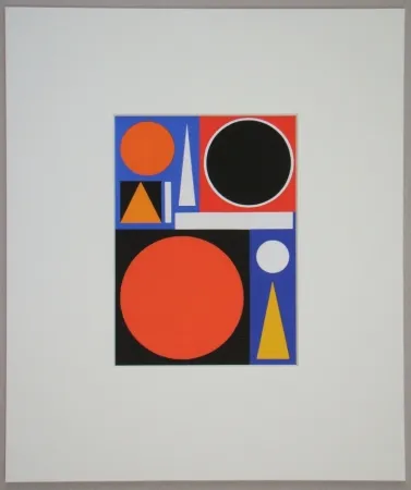 Screenprint Herbin - Veine, 1953