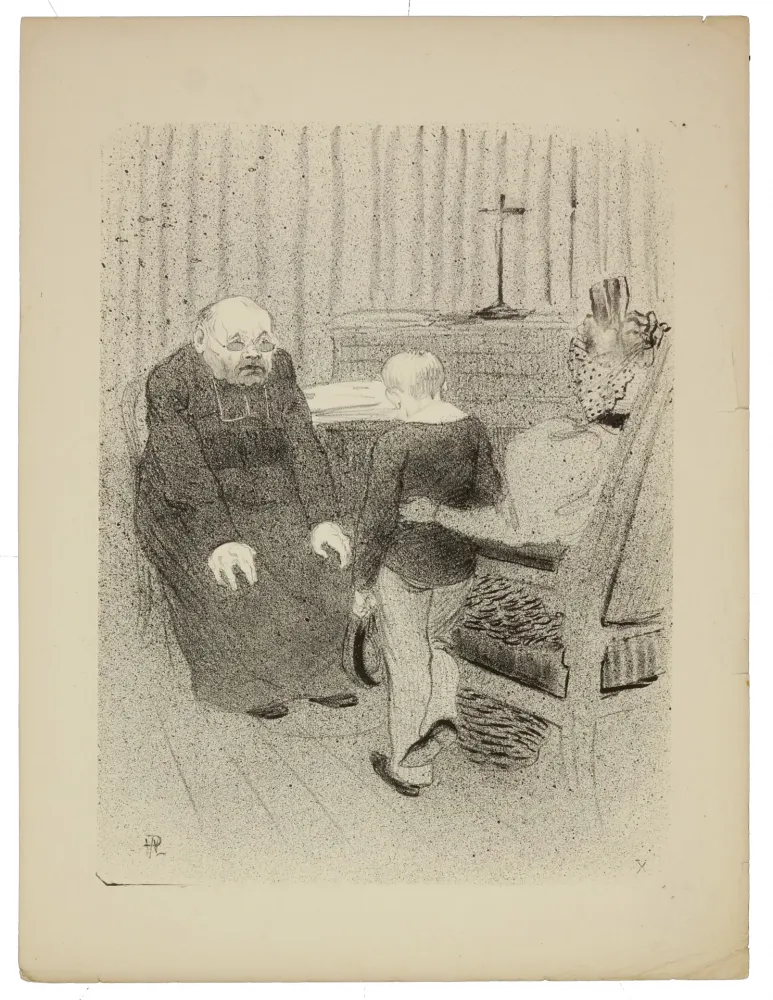 Lithograph Hermann-Paul - 10. Le tour