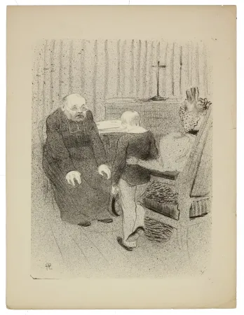 Lithograph Hermann-Paul - 10. Le tour