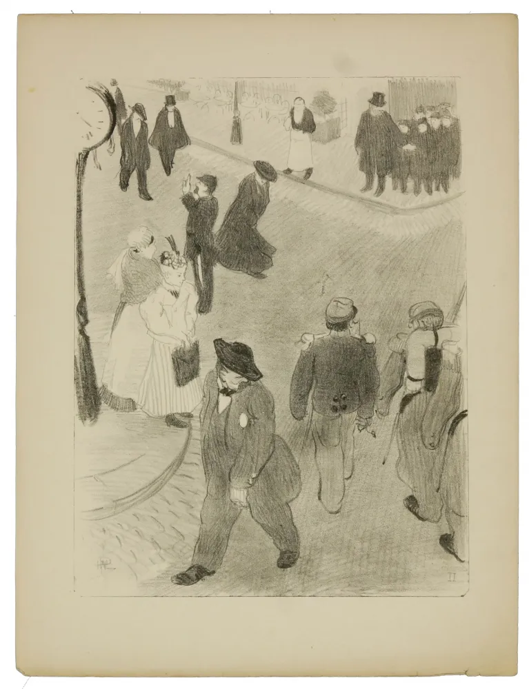 Lithograph Hermann-Paul - 2. L'uniforme