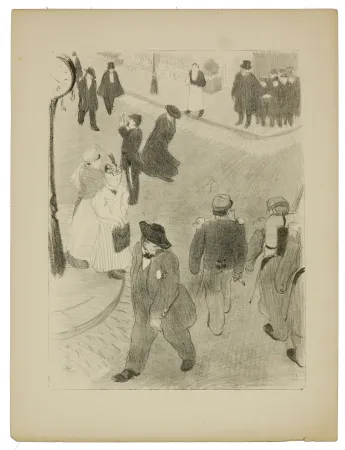 Lithograph Hermann-Paul - 2. L'uniforme