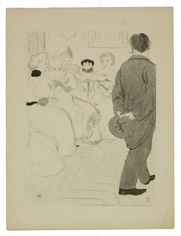 Lithograph Hermann-Paul - 5. Rien des agences