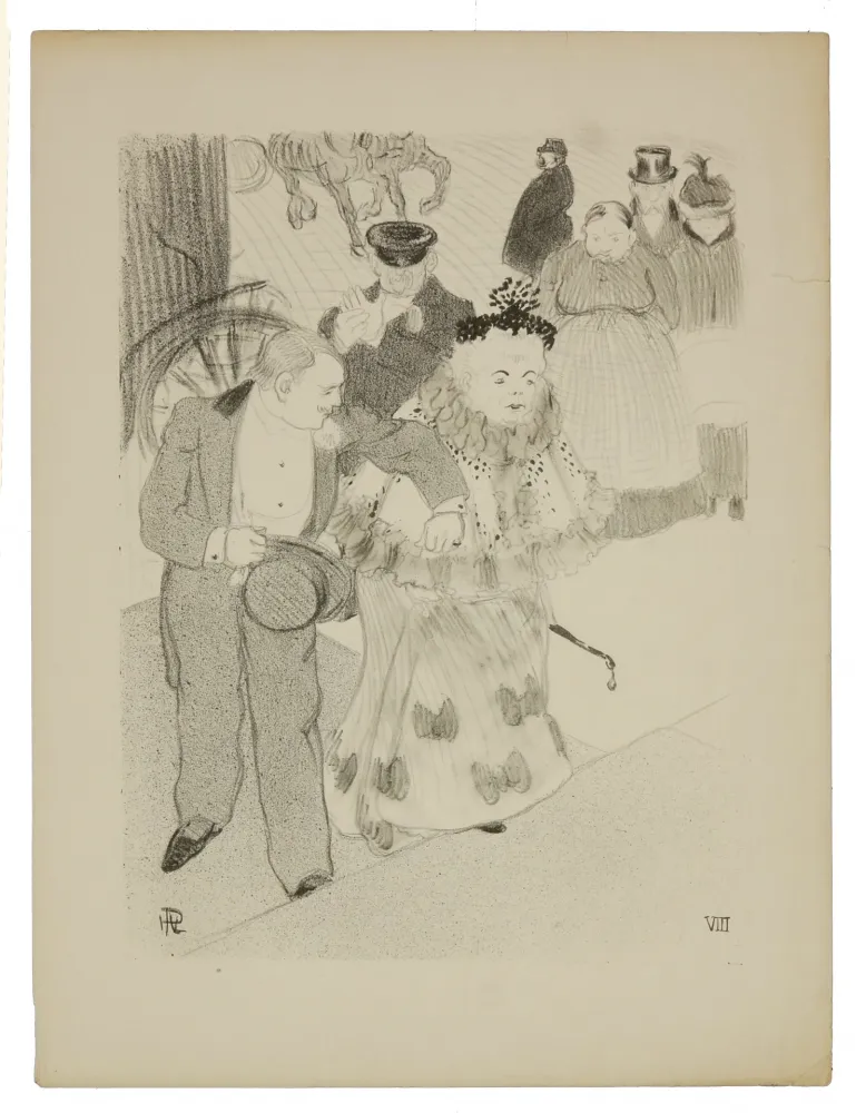 Lithograph Hermann-Paul - 8. Le beau jour