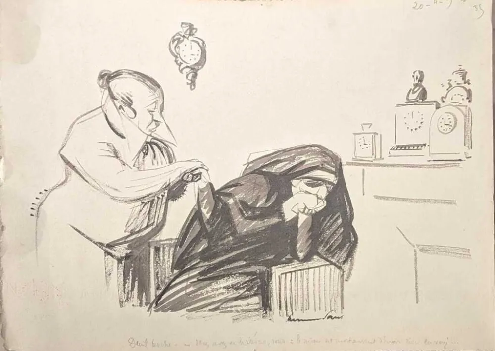 No Technical Hermann-Paul - Deuil boche