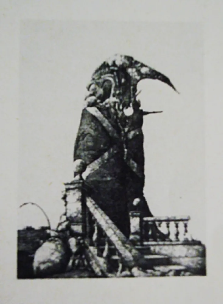 Etching And Aquatint Hernandez - El monumento inacabado