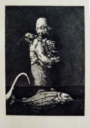 Etching And Aquatint Hernandez - El sueno interrumpido