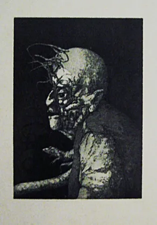 Etching And Aquatint Hernandez - Espectro del miedo