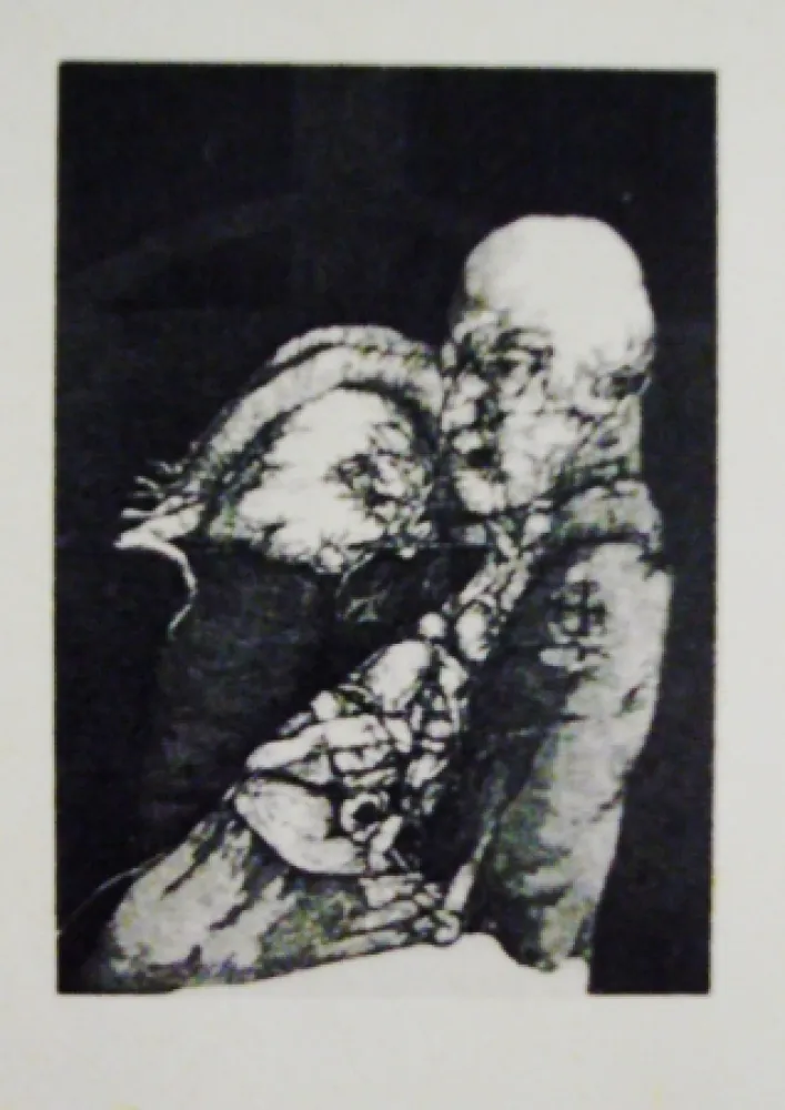 Etching And Aquatint Hernandez - Malestar heredado