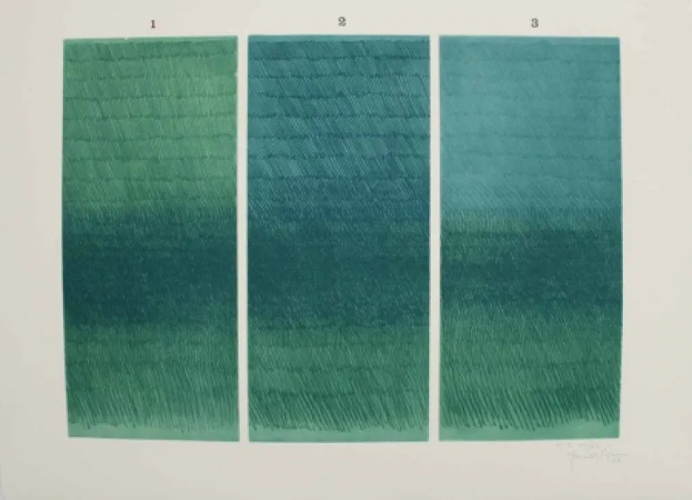 Etching And Aquatint Hernandez Pijuan - 1-2-3