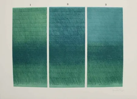 Etching And Aquatint Hernandez Pijuan - 1-2-3