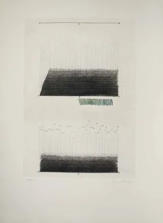 Etching And Aquatint Hernandez Pijuan - Acotacions I