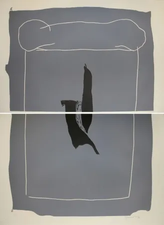 Linocut Hernandez Pijuan - Camí (Road)