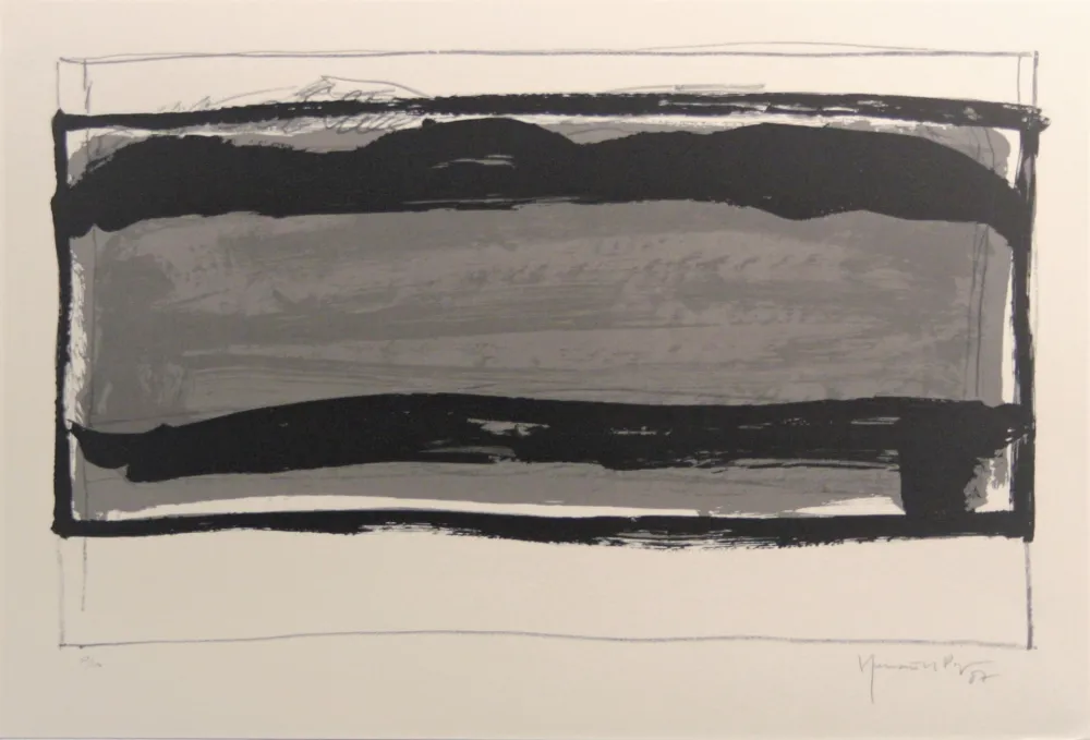 Lithograph Hernandez Pijuan - Carpeta 12 aniversari Galeria Joan Prats