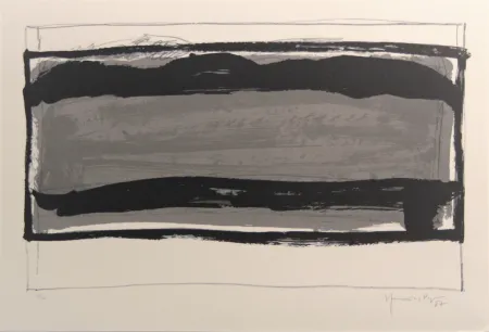 Lithograph Hernandez Pijuan - Carpeta 12 aniversari Galeria Joan Prats