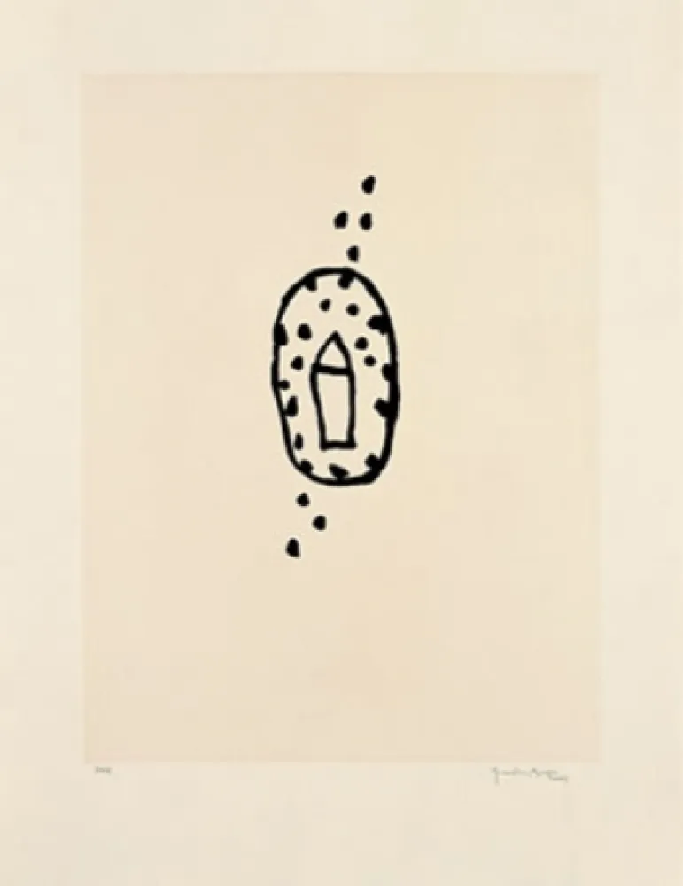 Aquatint Hernandez Pijuan - Casa amb jardí 2