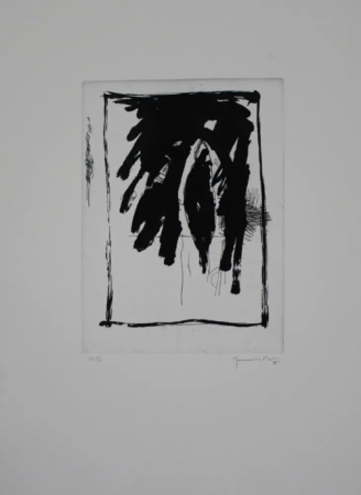 Etching And Aquatint Hernandez Pijuan - Claustre / Cloister