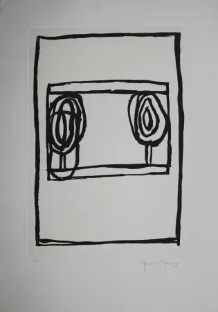 Aquatint Hernandez Pijuan - Dos arbres