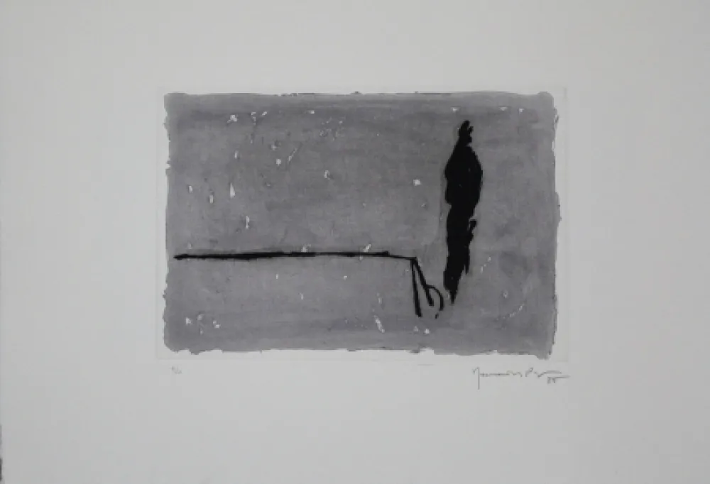 Aquatint Hernandez Pijuan - El xiprer / The Cypress